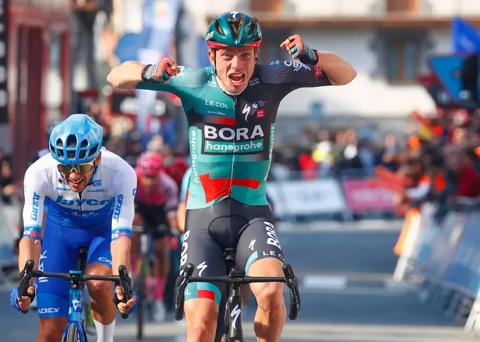 Ide Schelling Bora ganó la 2ª etapa de la Vuelta al País Vasco