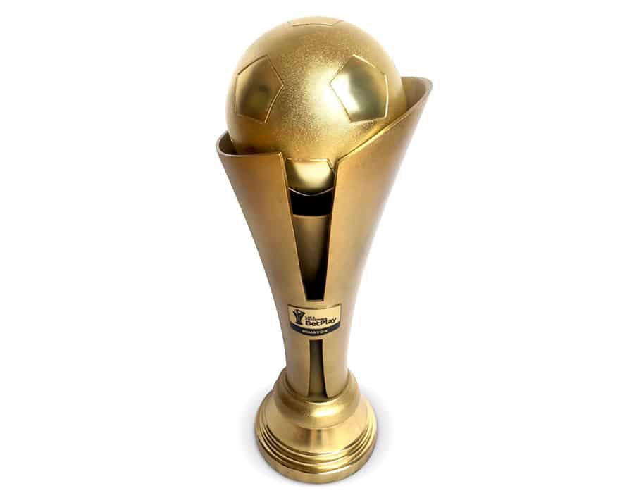 El hermoso trofeo para las campeonas de la Liga Betplay Femenina Diario