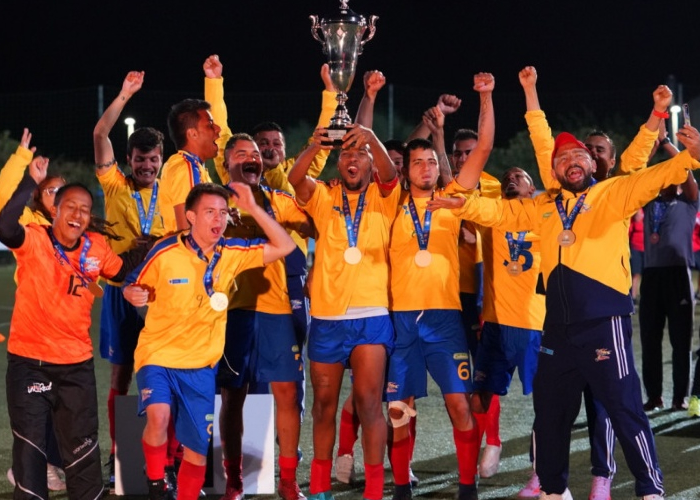 Selección Colombia De Fútbol PC (Parálisis Cerebral), Campeón Del ...