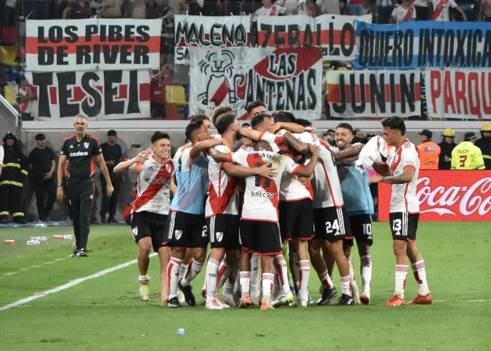 River Plate Gano Con Goles De Meza Borja Y Diaz