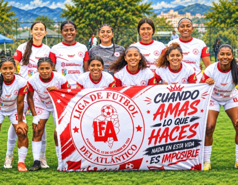 Atlántico a las Semifinales del Nacional Sub 19 Femenino de  Fútbol