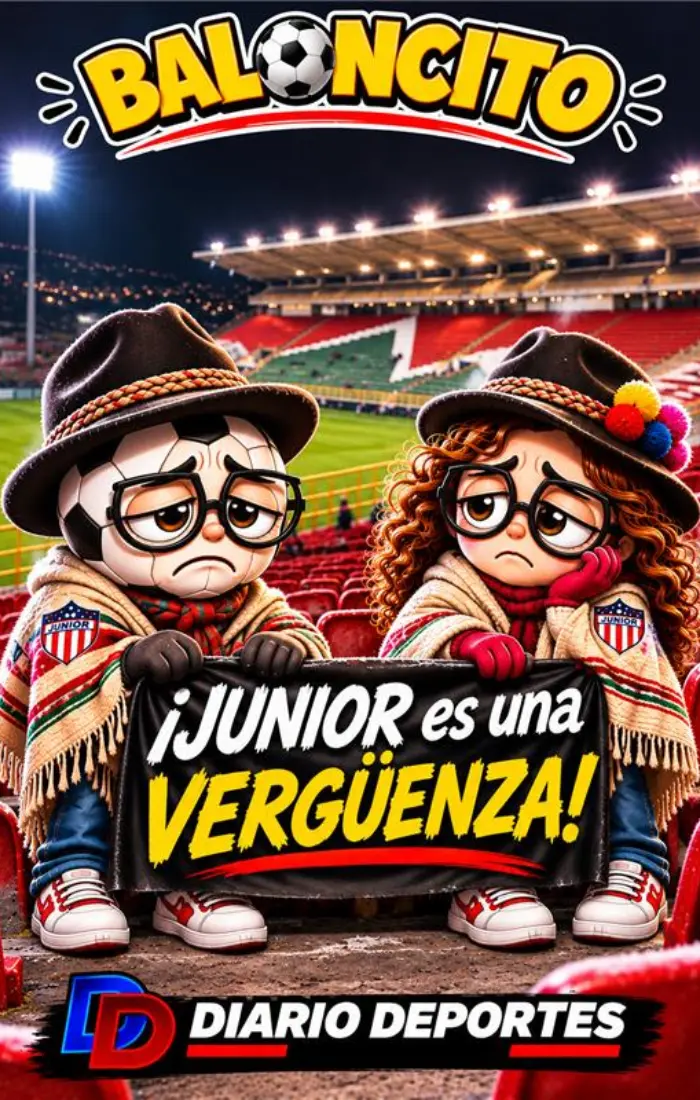 Baloncito y Baloncita muertos de frío y sufriendo con la eliminación del Junior