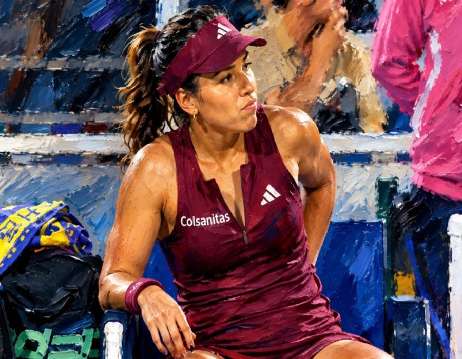 Photo: Diario Deportes Camila Osorio Retires Due to Injury in Wuhan Open First Round Against Ann Li