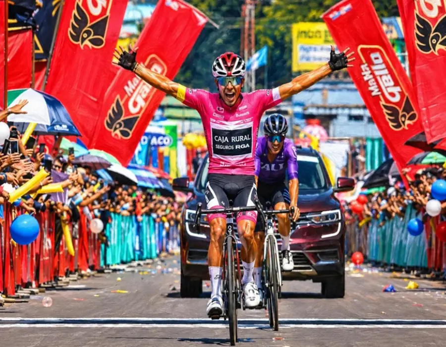 El colombiano Cristian Rico, 2º en la etapa reina, es el nuevo líder de la Vuelta a Guatemala