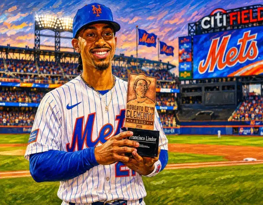 El puertorriqueño Francisco Lindor ganó el Premio Roberto Clemente