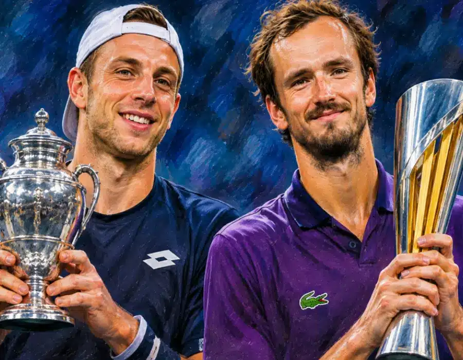En Bélgica ganó Tallon Griekspoor y en Kazajistán Daniil Medvedev
