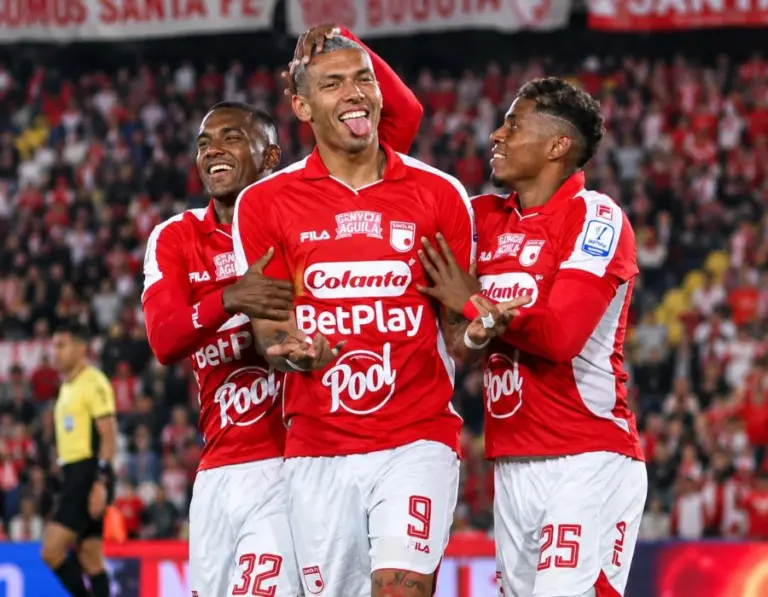 En partido pendiente de la 7ª fecha, Jaguares cayó 2×1 con Santa Fe en El Campín