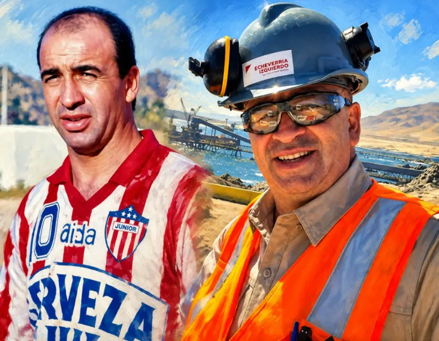 José Daniel Ponce, del Junior de Barranquilla a las minas de Chile, interesante historia de Marina Zucchi