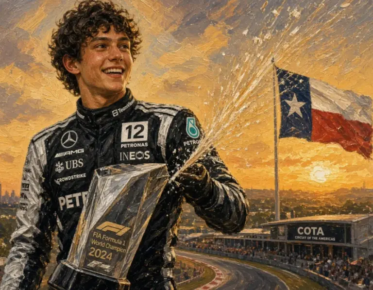 Kimi Antonelli podrá coronarse campeón en el GP de USA en Austin, Texas