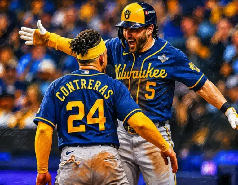 Los Cerveceros aplastaron a los Rays 10×1 y quedaron a una victoria de conquistar la Serie Mundial