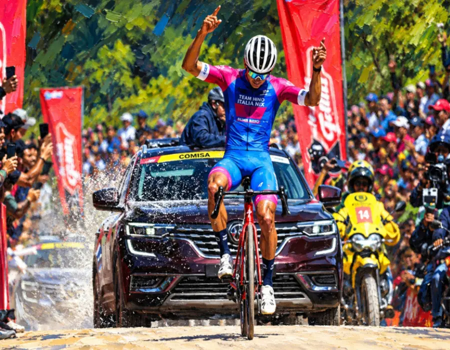 Sergio Arias ganó en Monte Elim y el colombiano Cristian Rico conservó el liderato en la Vuelta a Guatemala
