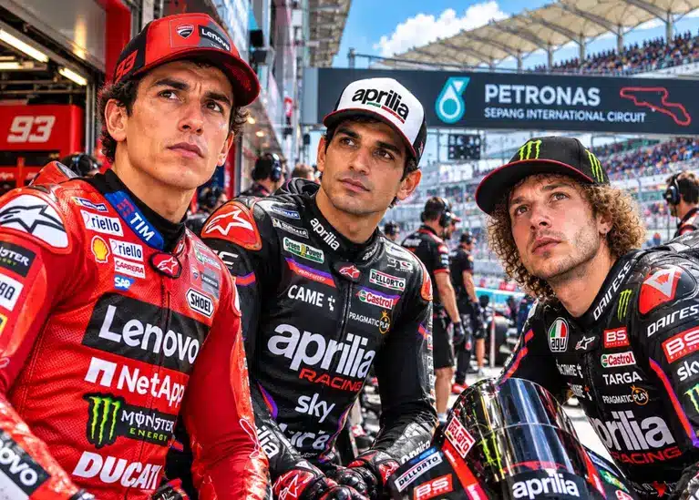 MotoGP llega a Malasia con Márquez, Martín y Bezzecchi en una batalla decisiva por el título