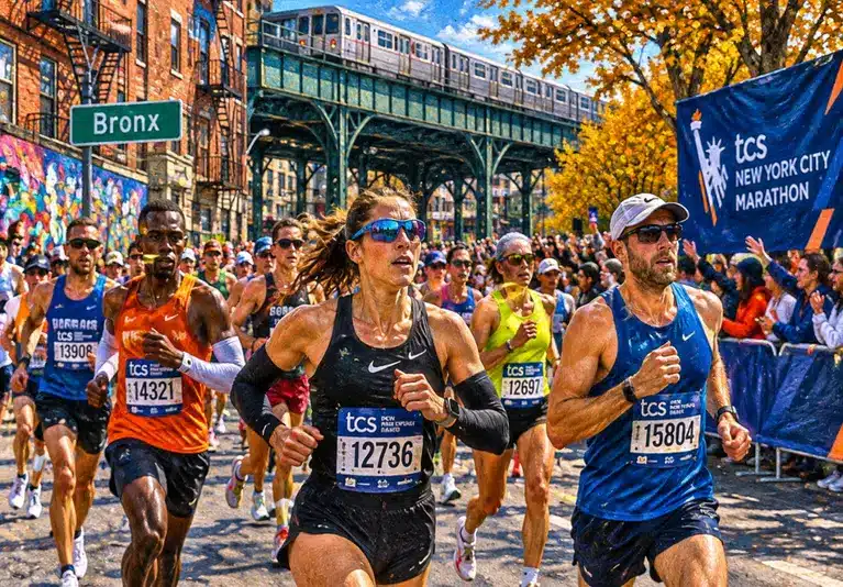 Este domingo, el Maratón de Nueva York pasará por el  Bronx
