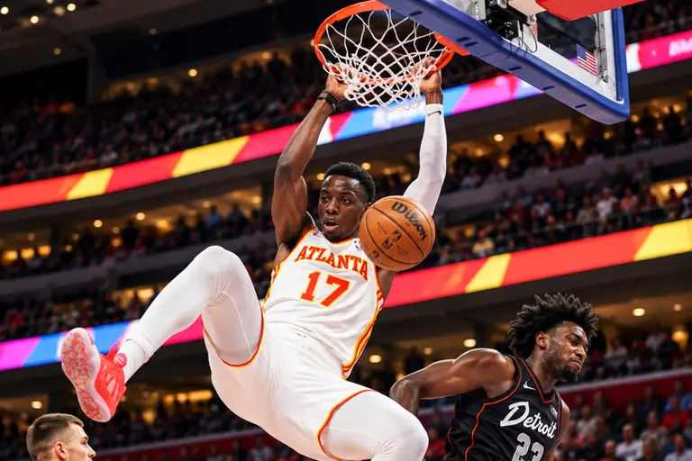 Onyeka Okongwu brilló con doble-doble y los Hawks frenaron la racha ganadora de los Cavaliers
