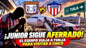 ¡JUNIOR CON RESPIRADOR ARTIFICIAL VIAJA A TUNJA! ¿VIAJA TEO?