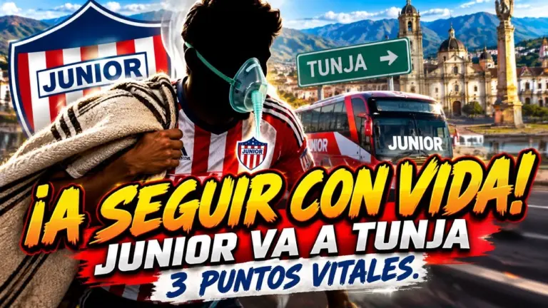¡JUNIOR VIAJA A TUNJA POR 3 PUNTOS VITALES! VIERA DEJA A TEO FUERA