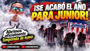 ¡Terminó la horrible noche! Junior, eliminado a falta de 3 fechas... ¡Comenzó la temporada de humo!