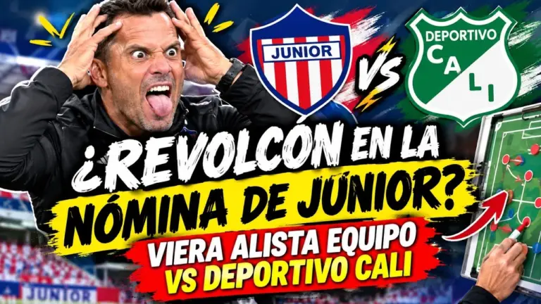 ¿Revolcón en la nómina del Junior? Viera alista variantes vs. Cali
