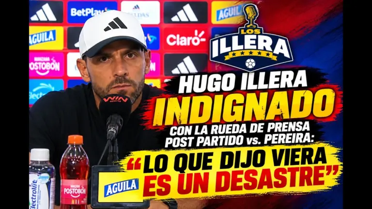 Hugo Illera indignado luego del partido vs. Pereira: "Lo que dijo Viera es un desastre"