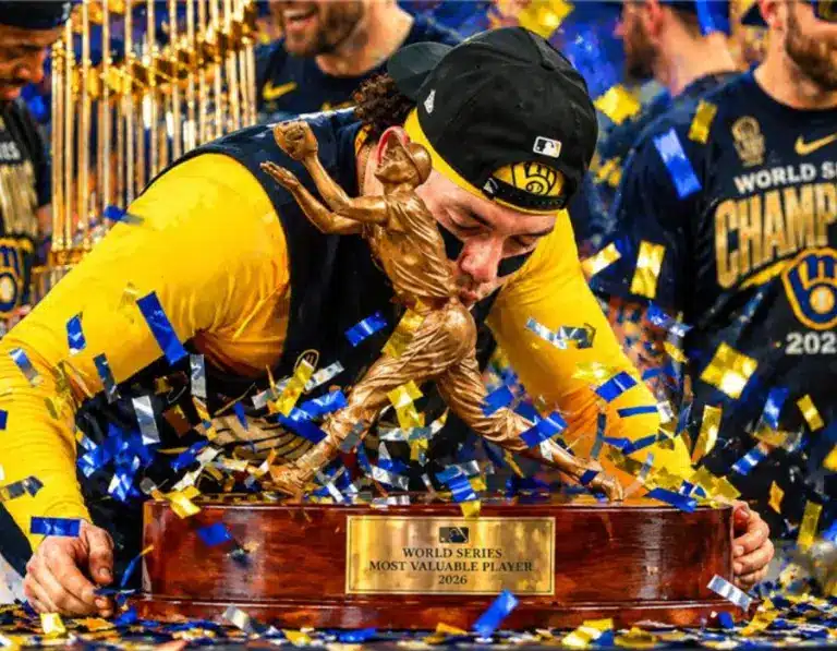 ¡El catcher venezolano William Contreras, el MVP de la Serie Mundial 2026!